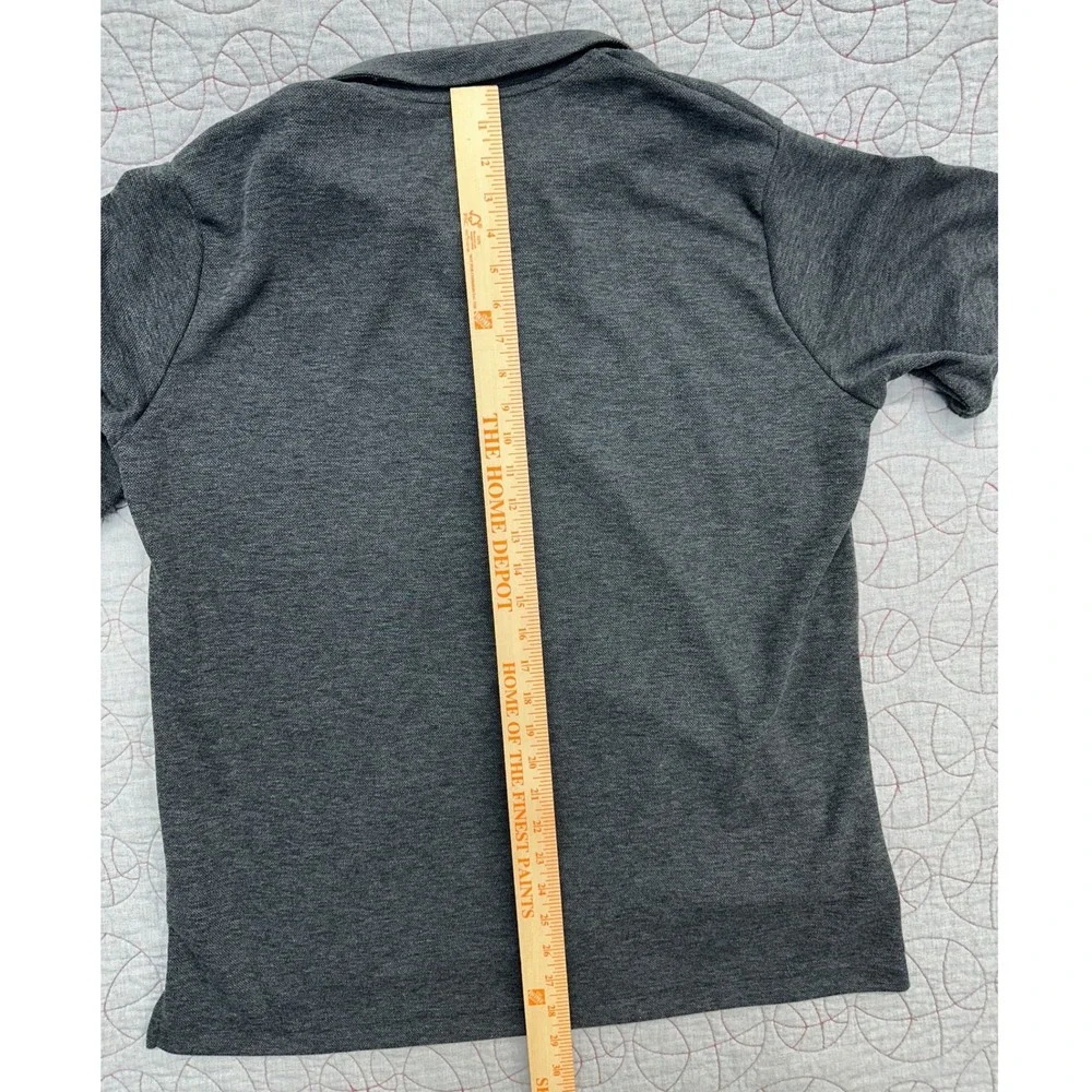 Jordan Polo Shirt Charcoal Gray UNC Tar Heels Dri-FIT / Men's Large